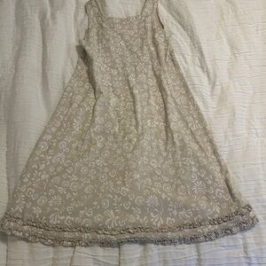 Fresh Produce Beige Floral Dress